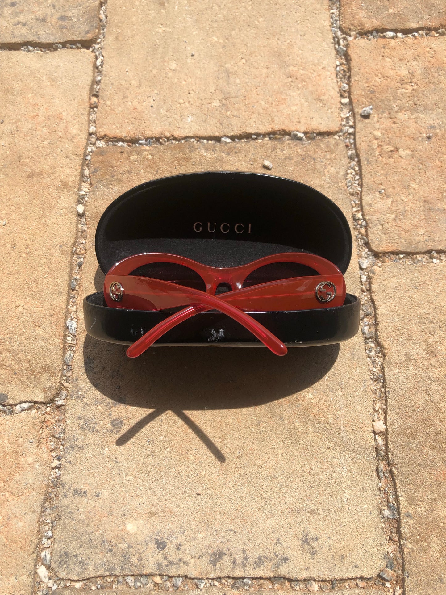 Gucci Kurt Cobain Style Red Sunglasses