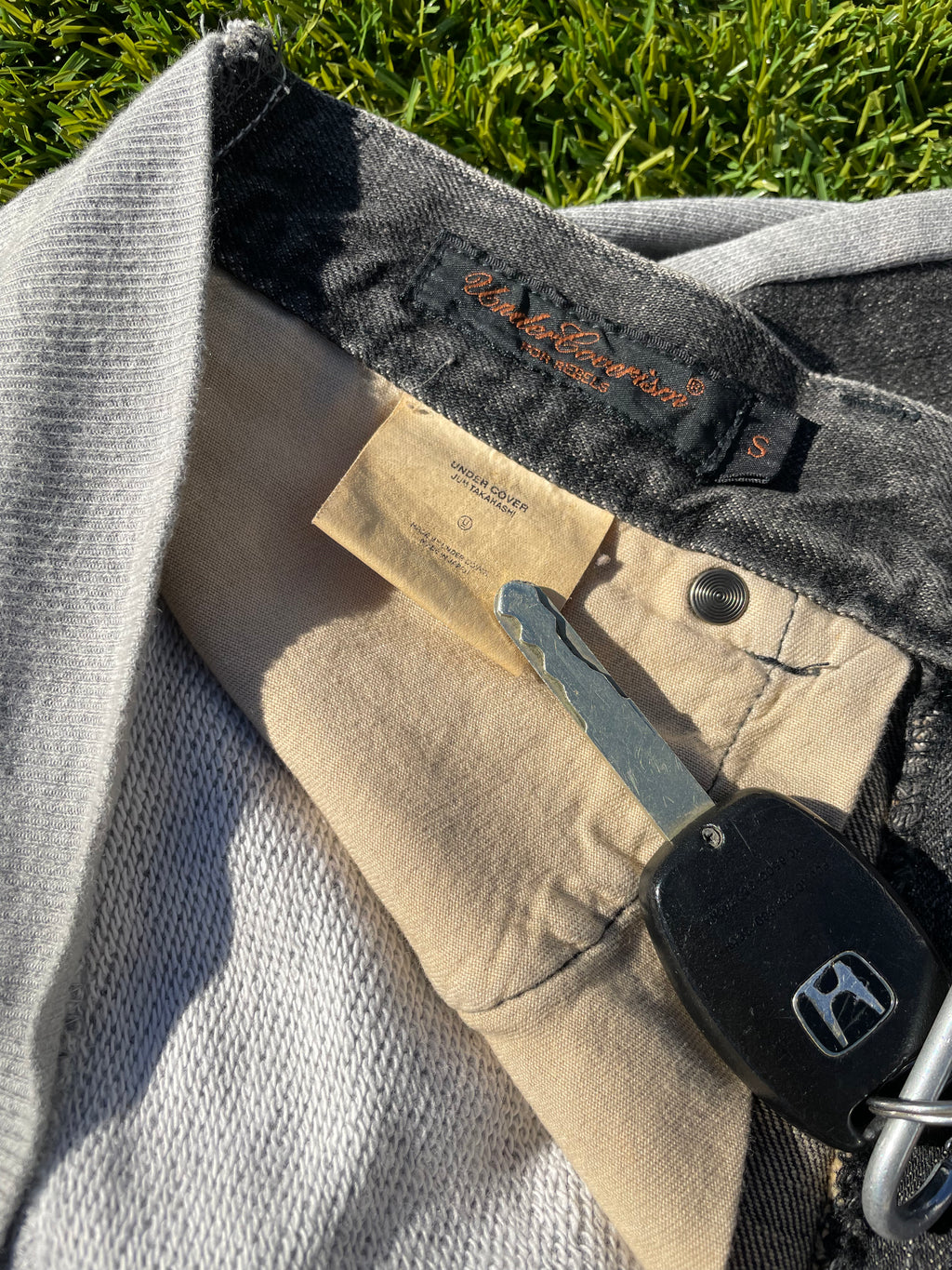 AW02 "Witch Cells Division" Undercover 'REBELGOD' Hybrid Denim