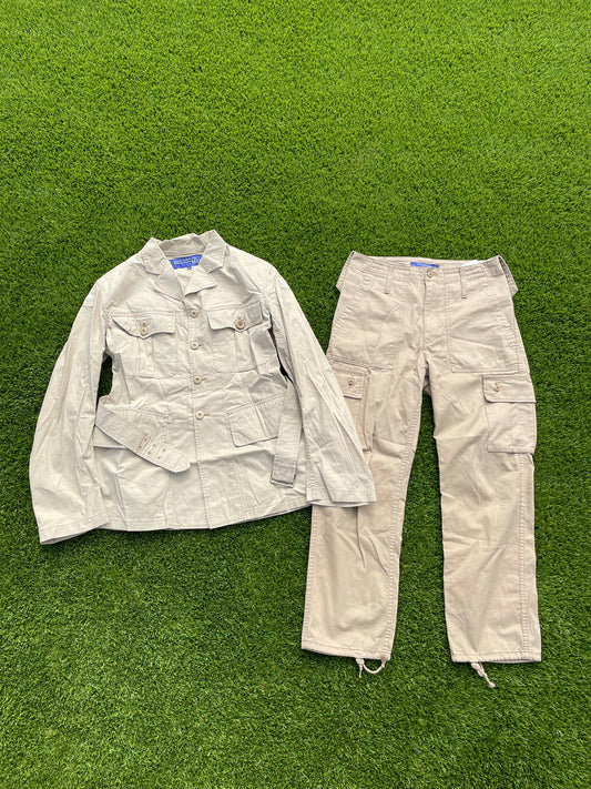 AD03 Junya Watanabe Military Style Khaki Suit