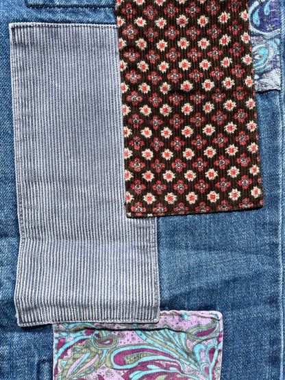 1990s Hysteric Glamour Patchwork Flare Denim