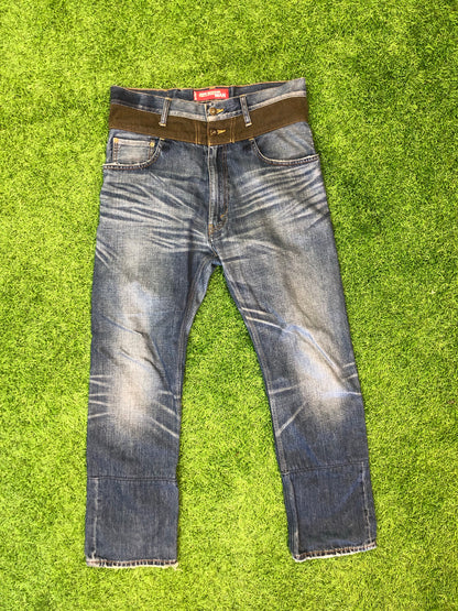 AD2010 Levi's x Junya Watanabe Double Waist Reconstructed Denim