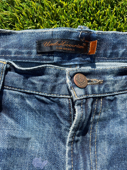 SS05’ But Beautiful - Undercover Distressed Stitched Denim