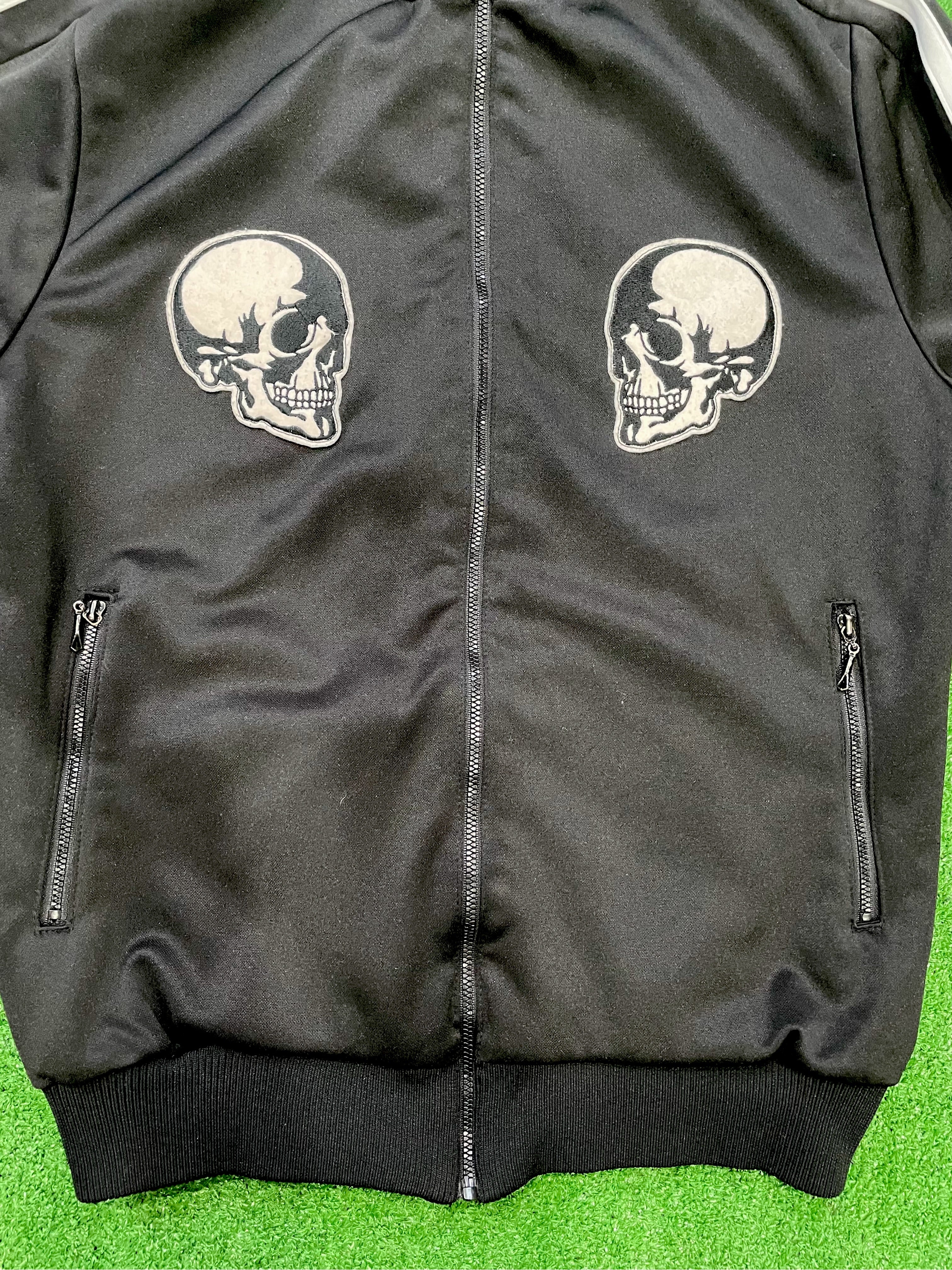 SS04 Number (N)ine Double Skull Track Jacket – rwndbckwrds