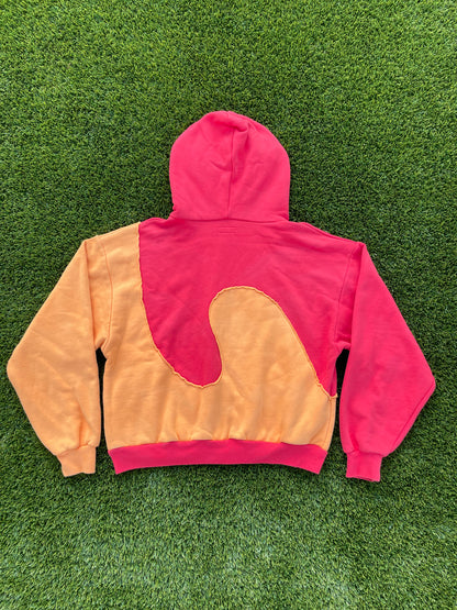 ERL Two-Tone Swirl Hoodie