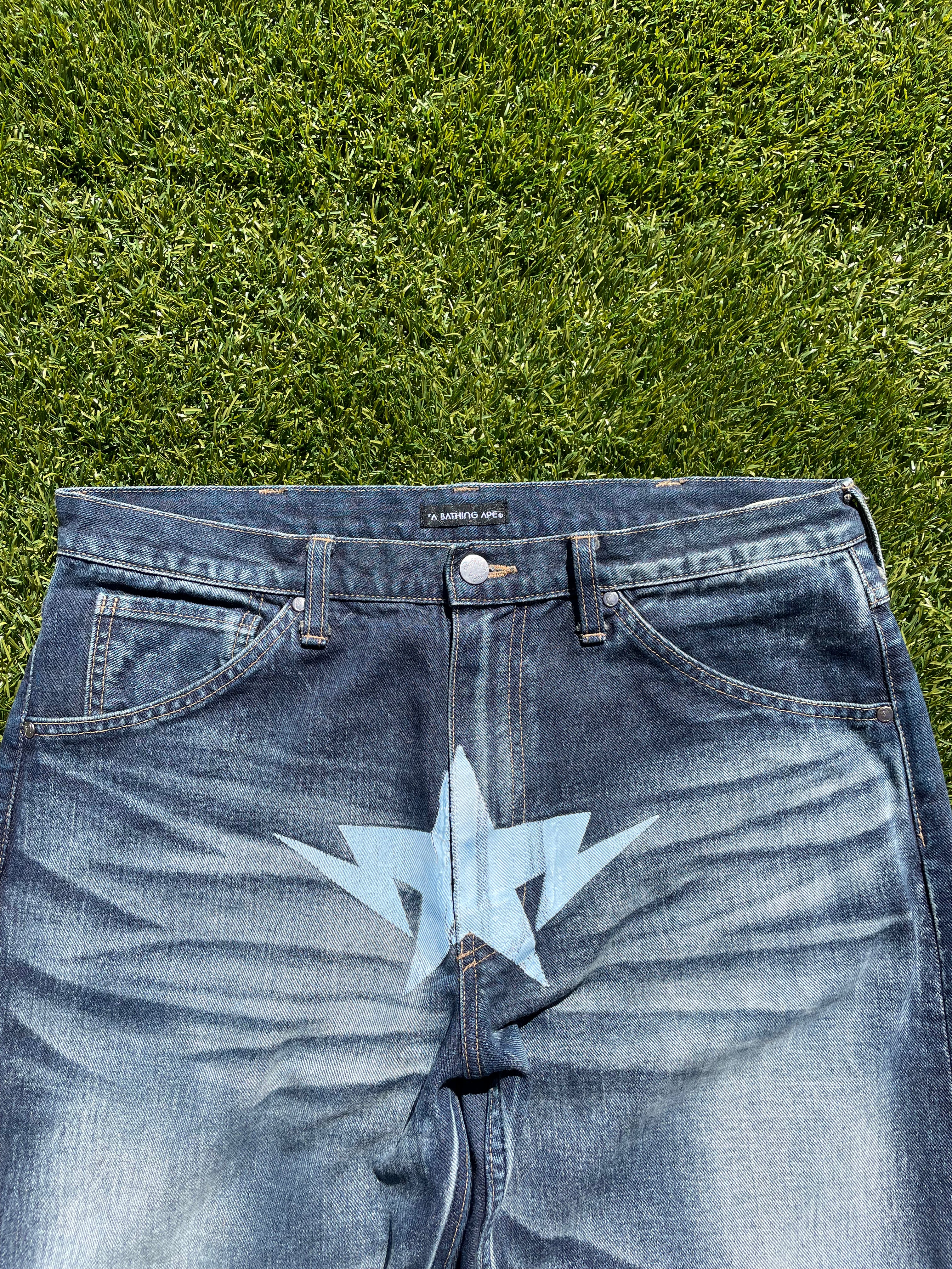 Bapesta Star Indigo Denim