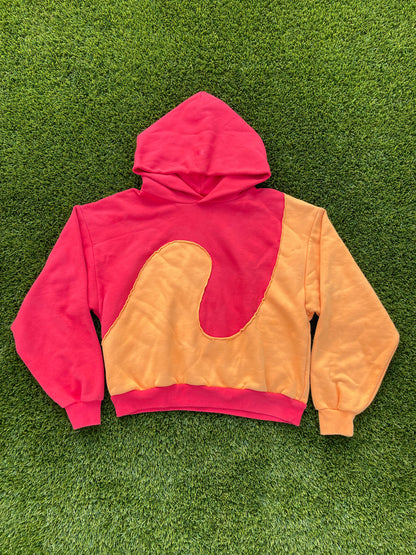 ERL Two-Tone Swirl Hoodie