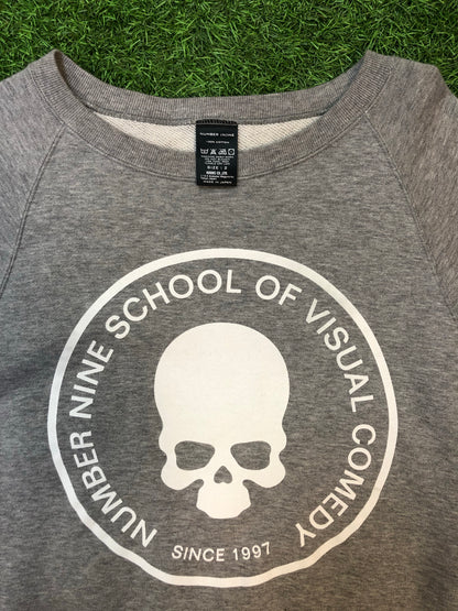 Number (N)ine School Of Visual Comedy Skull Sweater