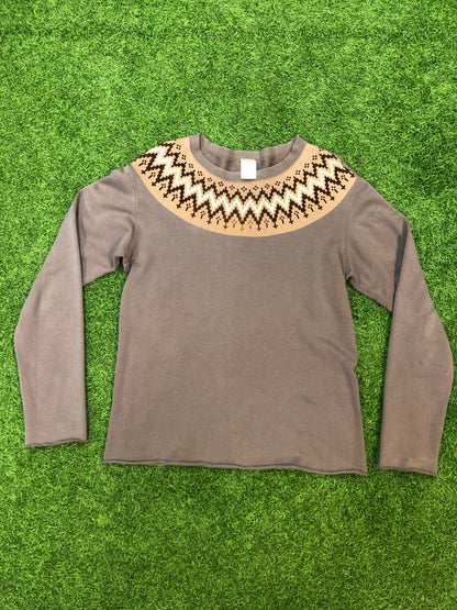 Number (N)ine Tribal Digi Tribal Terry Sweater