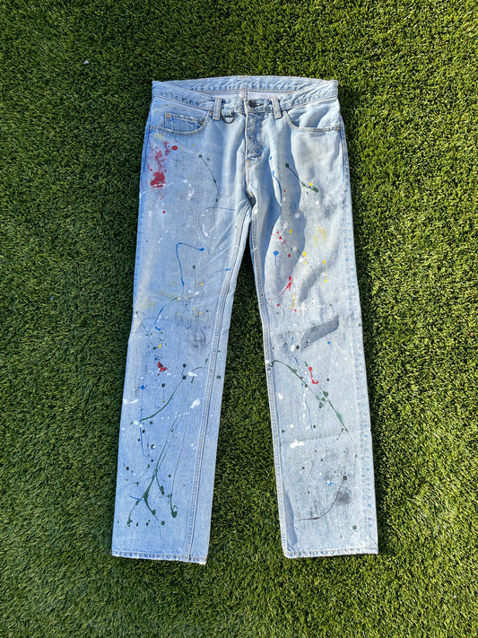 SS06 “Welcome To The Shadow” - Number (N)ine Paint Splatter Denim