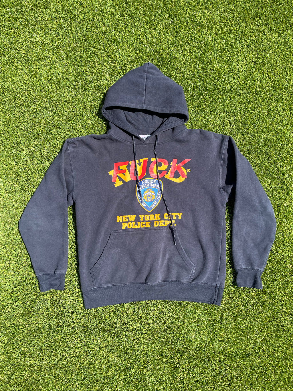 Bstroy “F*CK NYPD” Navy Hoodie