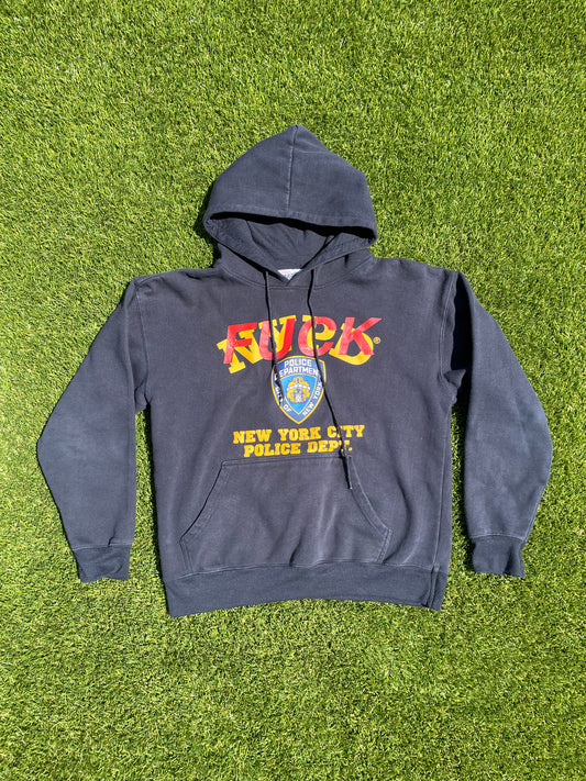 Bstroy “F*CK NYPD” Navy Hoodie