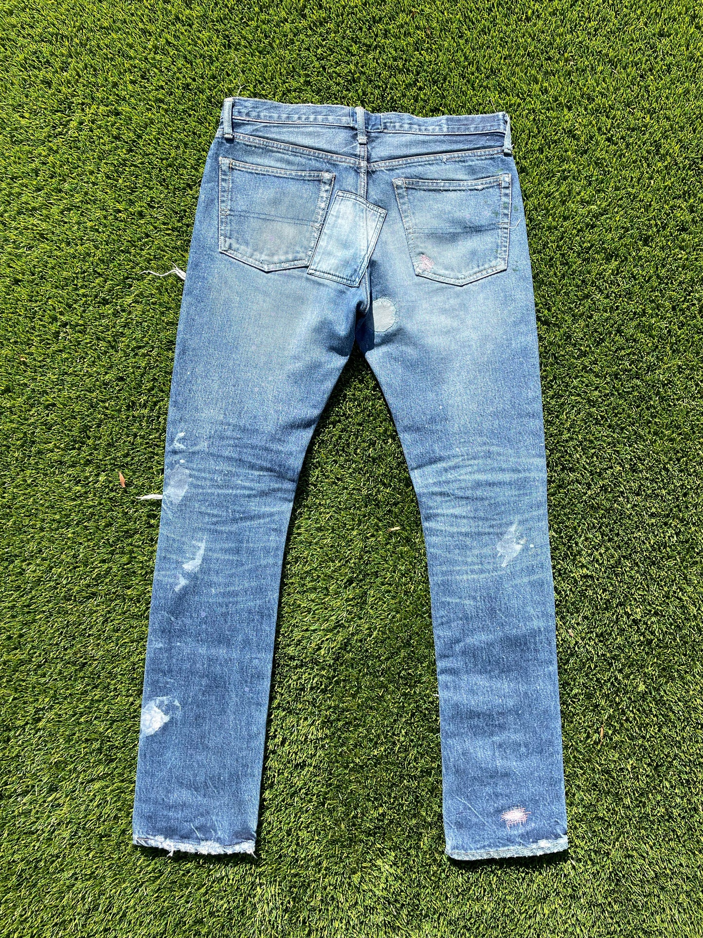 SS05’ But Beautiful - Undercover Distressed Stitched Denim