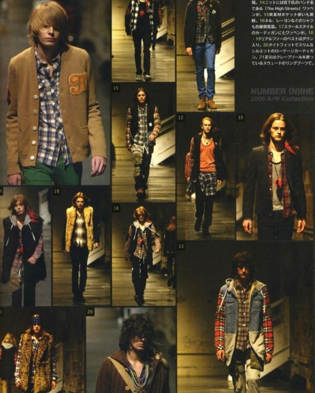 AW2005 The High Streets - Number (N)ine Hybrid Docking Jacket
