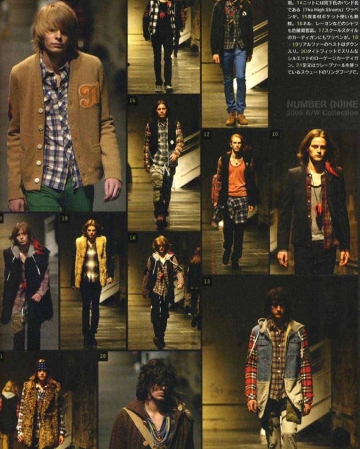 AW2005 The High Streets - Number (N)ine Hybrid Docking Jacket