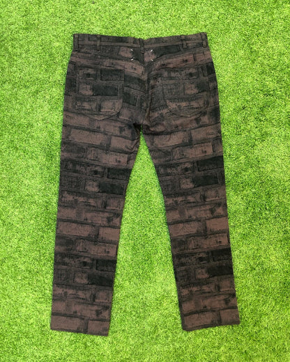 AW08 Maison Margiela Brick Pattern Slim Denim