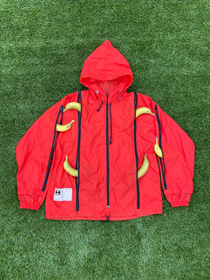 1990s Final Home Survival Multi Zipper Nylon Jacket