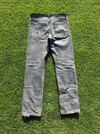 AW02 Witch Cells Division - Undercover Velour Crash Denim