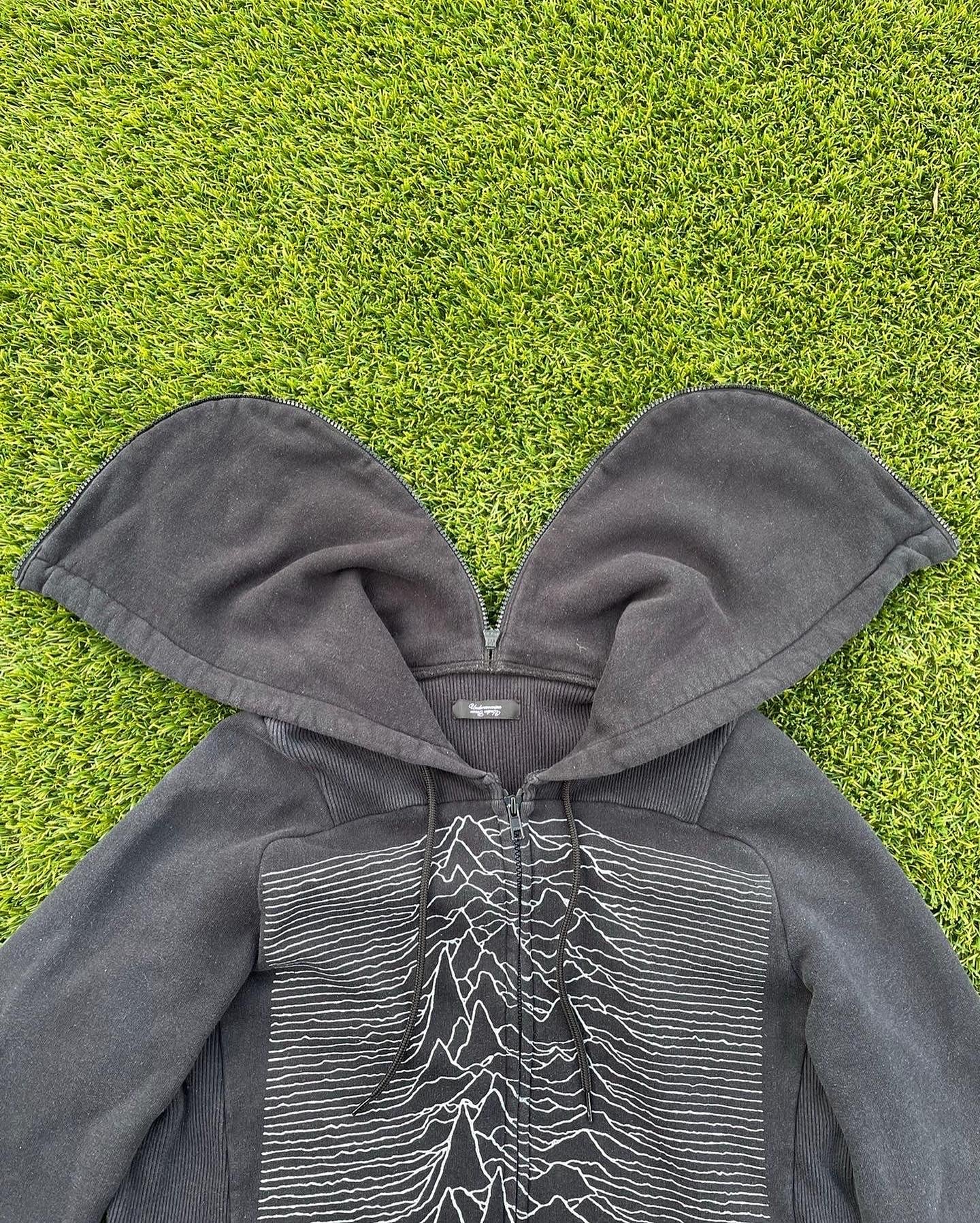 AW09 Undercover Joy Division Unknown Pleasures Zip Up Hoodie 