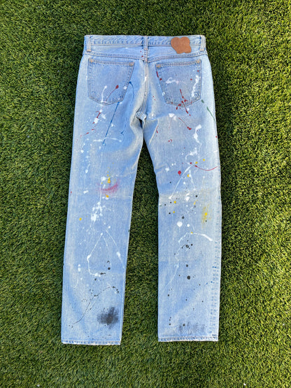 SS06 “Welcome To The Shadow” - Number (N)ine Paint Splatter Denim