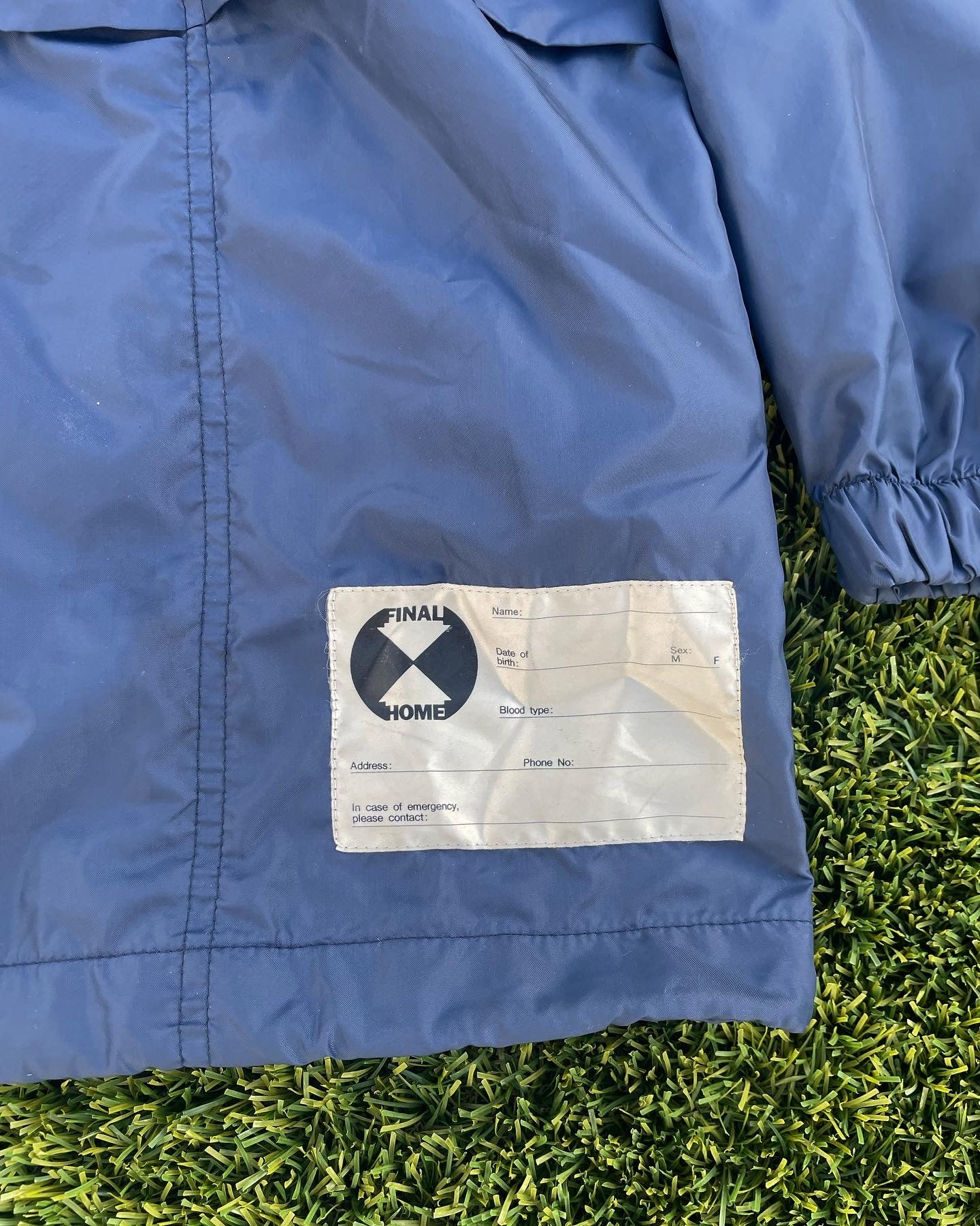 1999 Final Home Packable Asymmetrical Survival Anorak Jacket