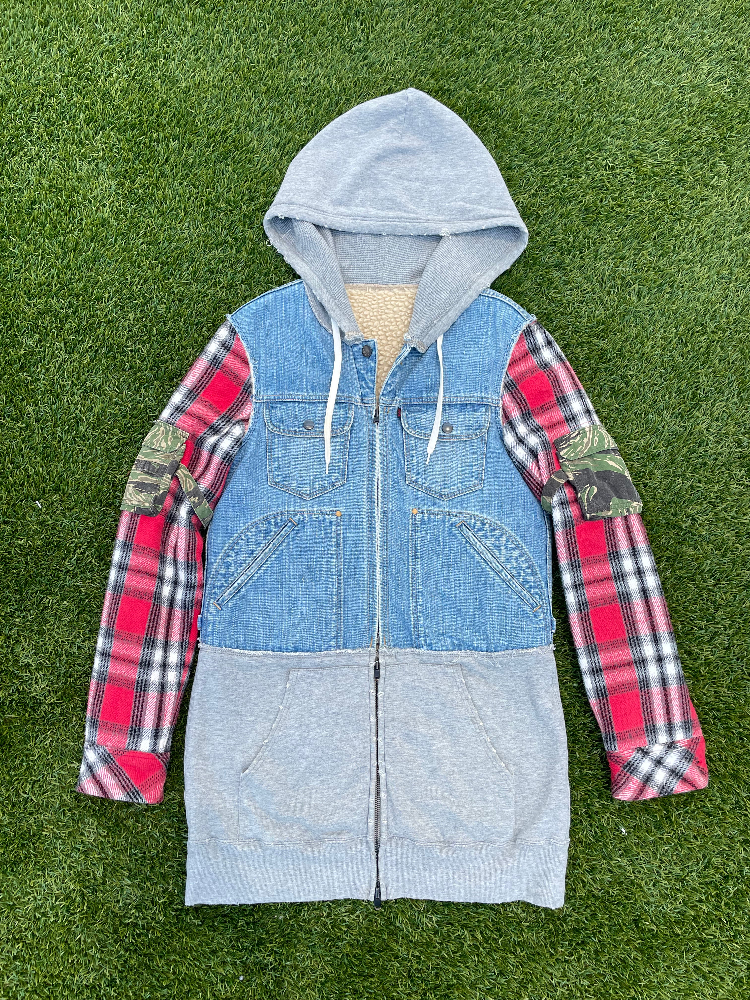 AW2005 The High Streets - Number (N)ine Hybrid Docking Jacket