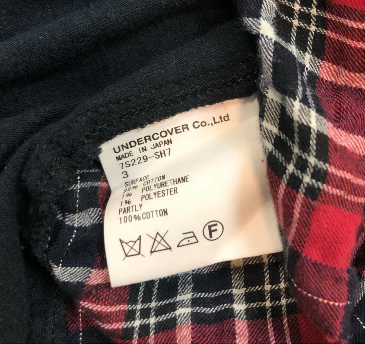 SS06 Undercover "The Last Scream Of Zamiang" Flannel Shirt