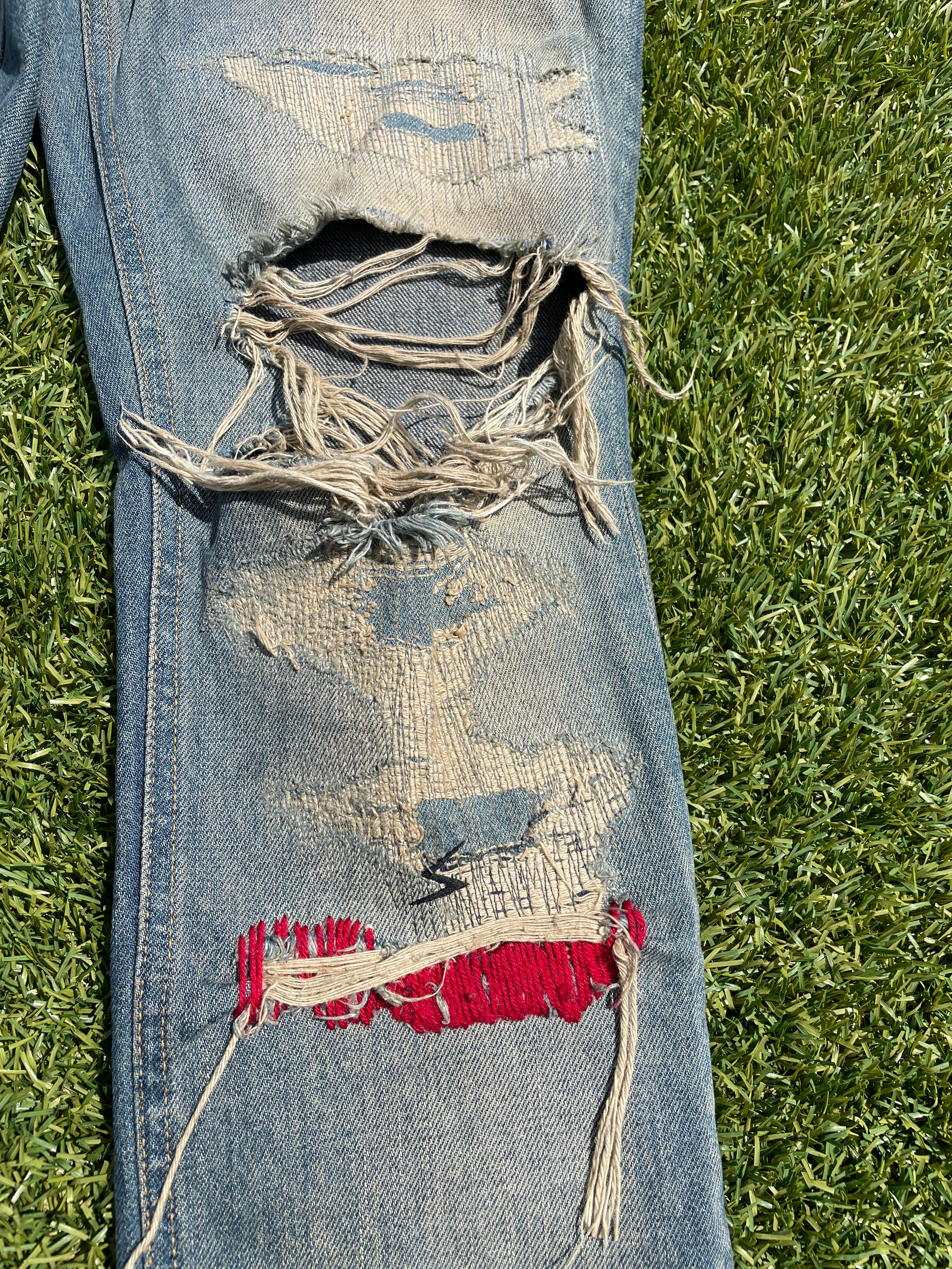 AW04 But Beautiful - Undercover 68 Red Yarns Denim