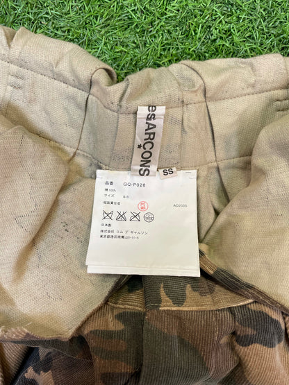 AD2005 CDG Camo Drop Crotch Shorts as