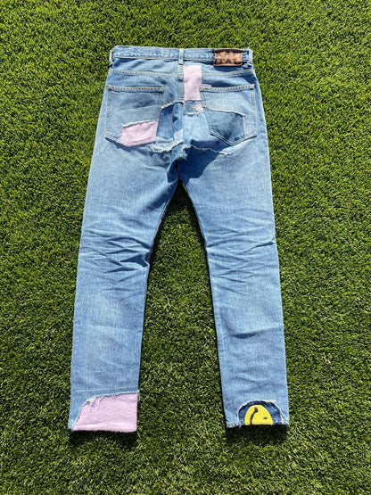 Kapital Okabilly Gypsy Patchwork Indigo Denim