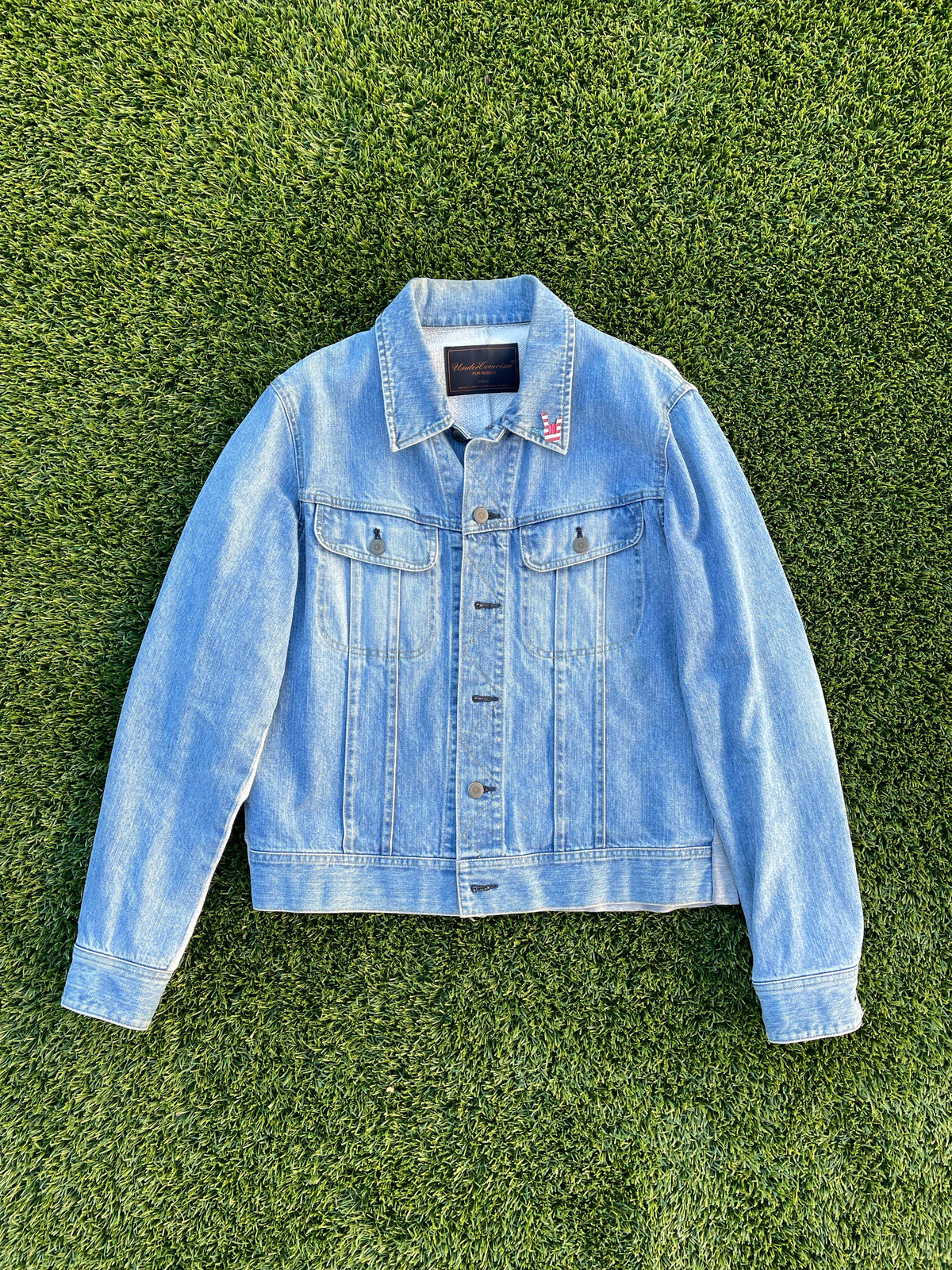 AW03 Paperdoll - Undercover Hybrid Denim Trucker Jacket