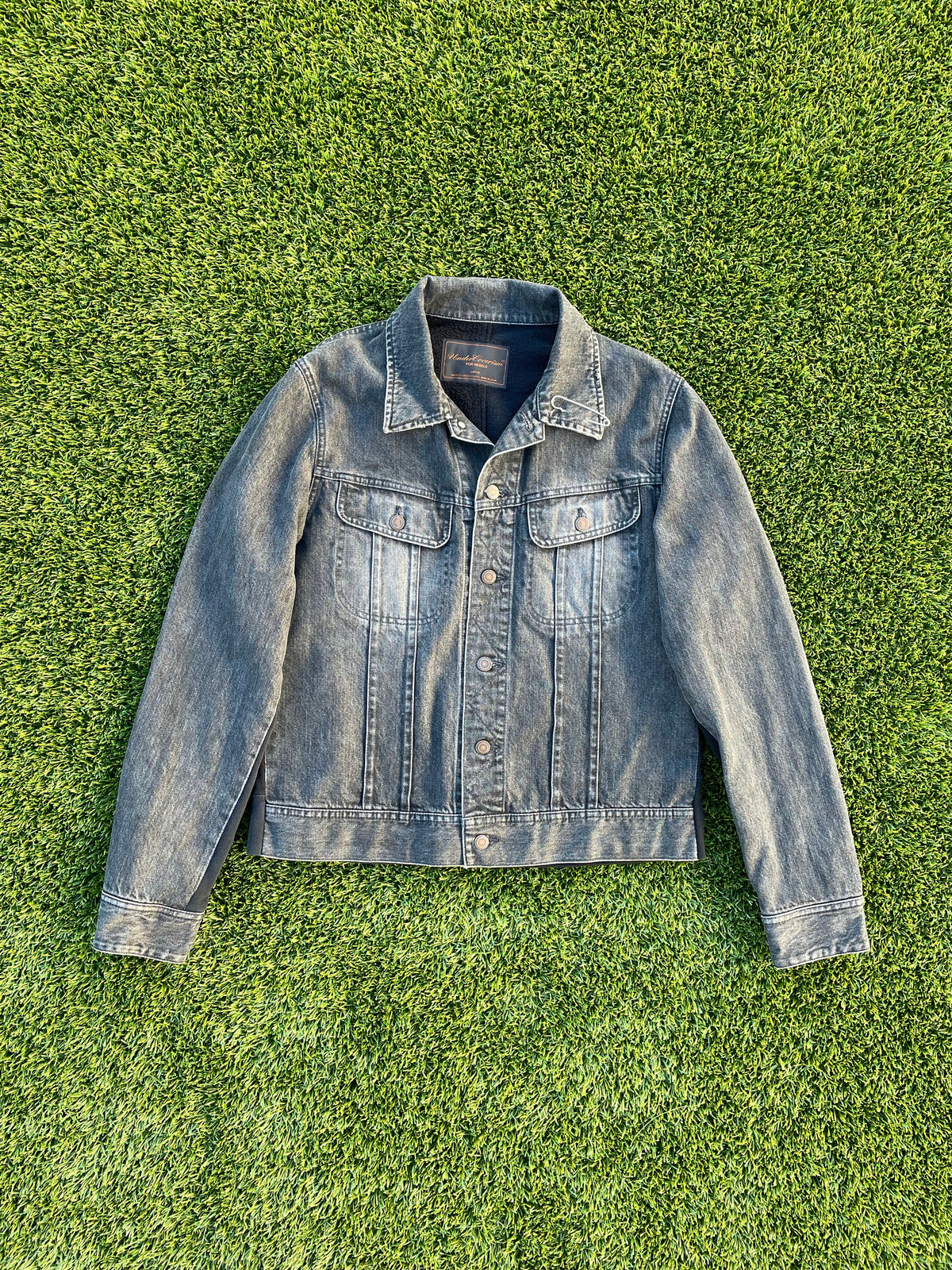 AW03 Paperdoll - Undercover Hybrid Denim Trucker Jacket