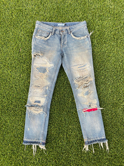 AW04 But Beautiful - Undercover 68' Red Yarn Denim