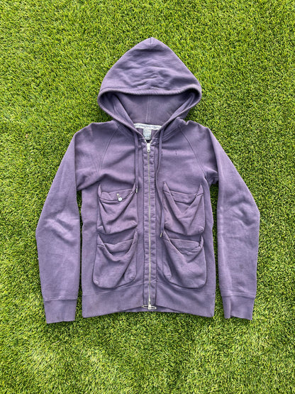 Number (N)ine 4 Cargo Pocket Zip Up Hoodie