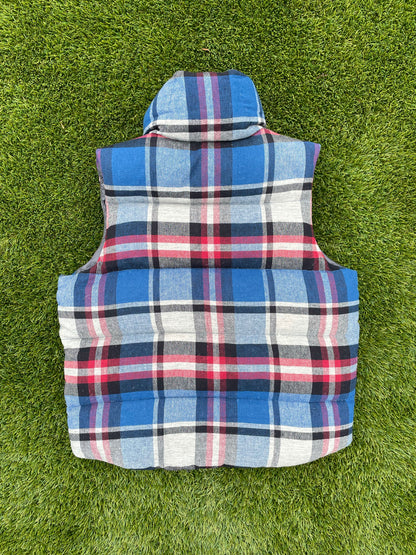 Number (N)ine Plaid Puffer Vest