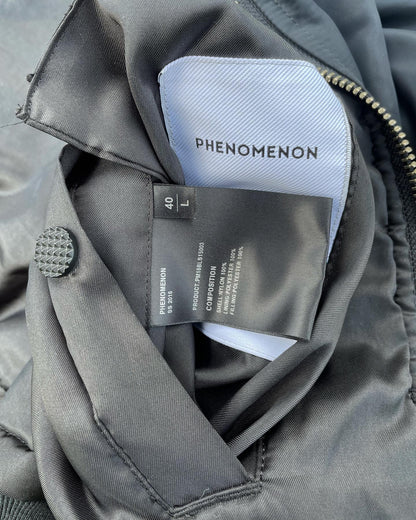 SS16 Phenomenon “Treated” MA-1 Multi Zipper Pocket Nylon Bomber Jacket