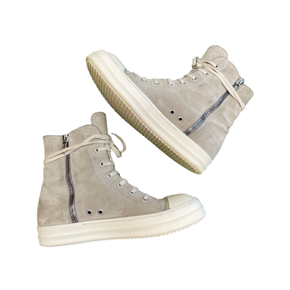 Rick Owens DRKSHDW Grey Ramones High-Top Sneakers