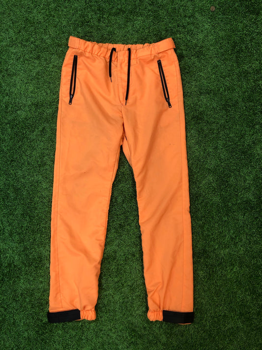 Prada Milano Orange Tela Technical Nylon Pant