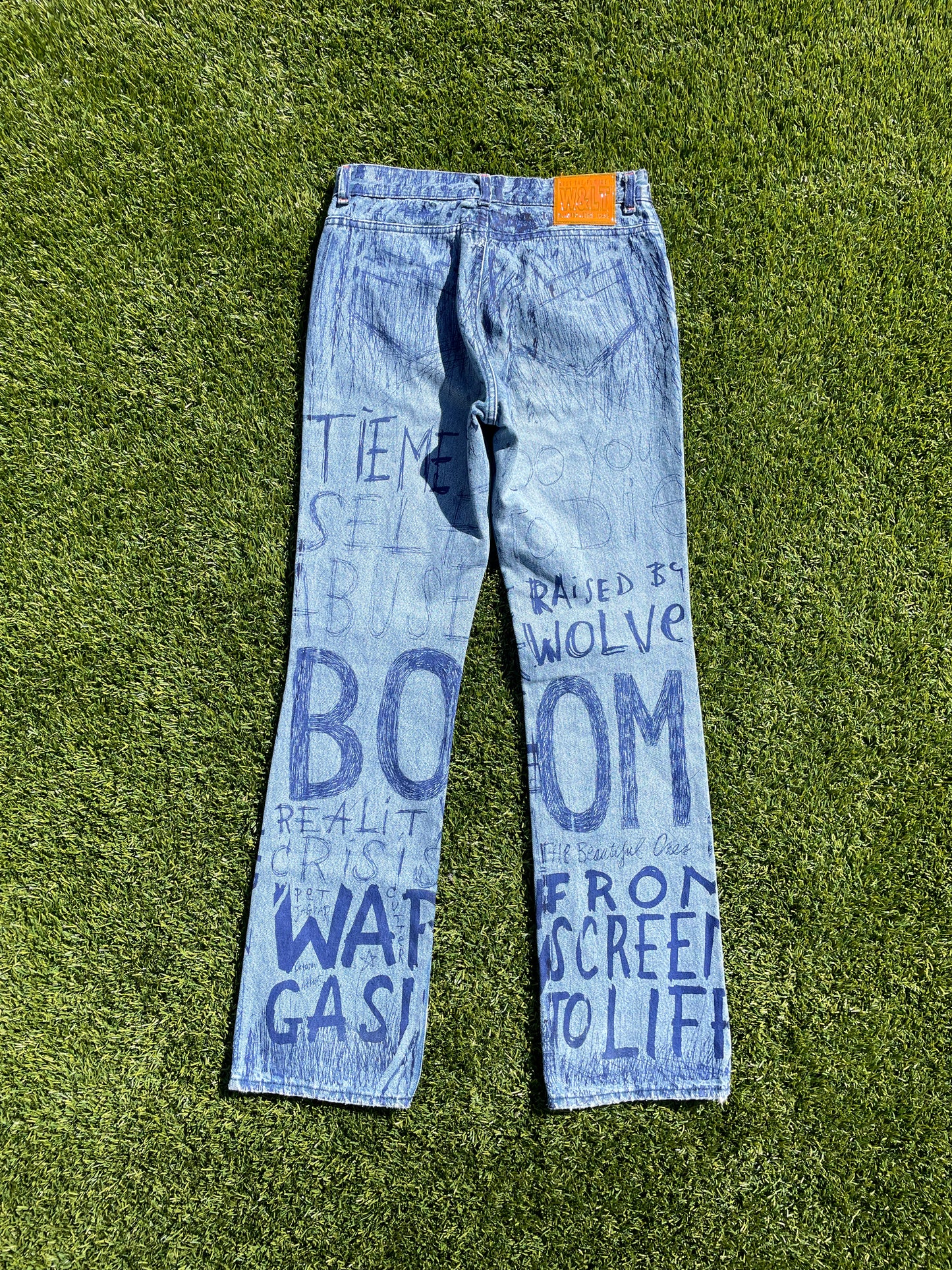 AW97 Walter Van Beirendonck Pen Design Denim