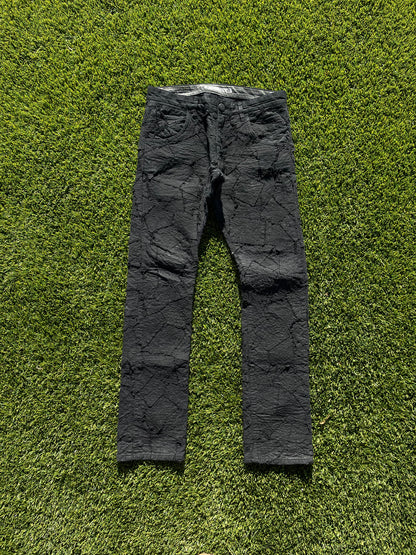 AW11 Sasquatchfabrix “Zombie” Stitch Patchwork Denim