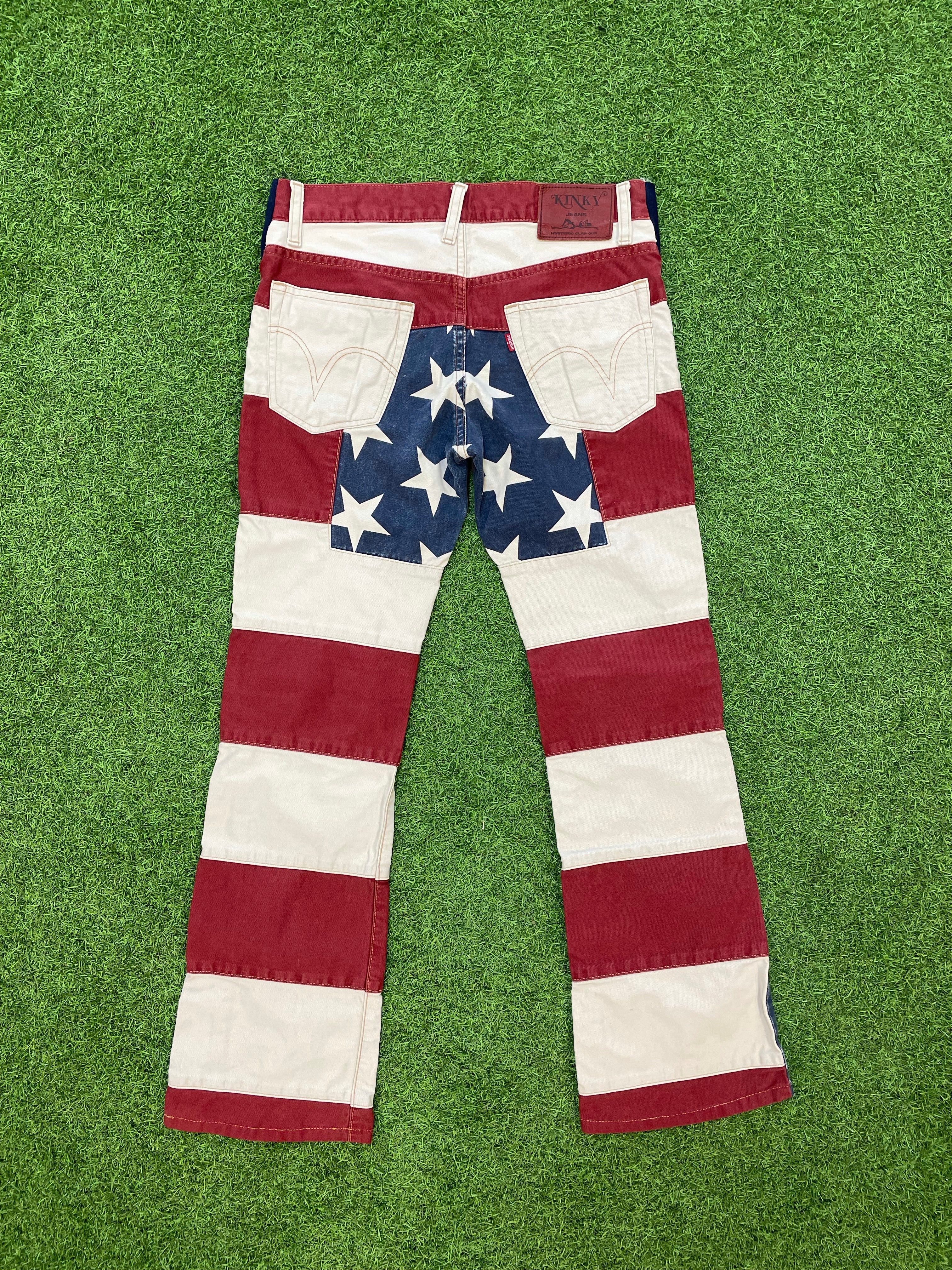 Hysteric Glamour Kinky American Flag Denim – rwndbckwrds