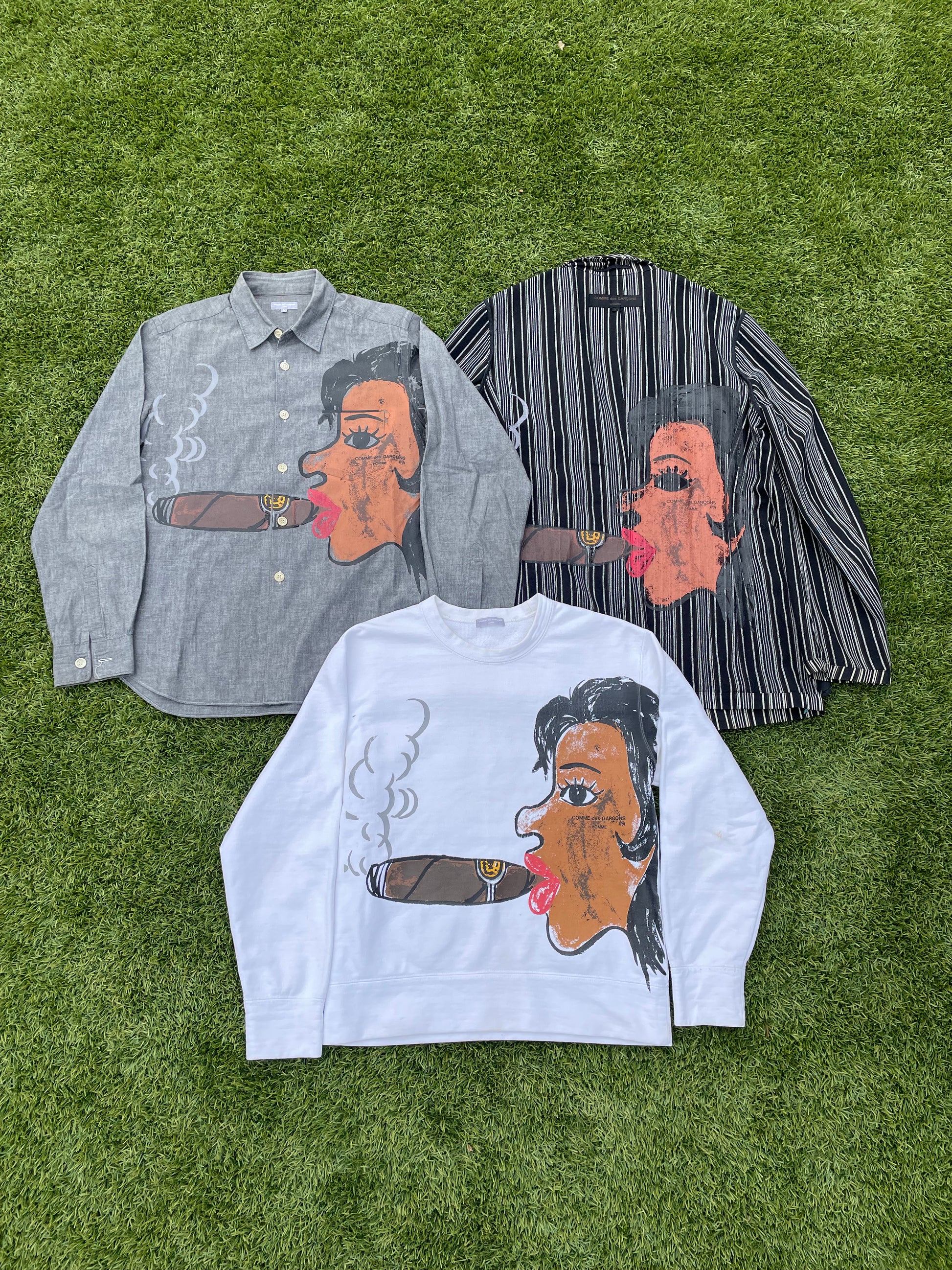 AD2002 archive COMME des GARÇONS HOMME AD2002 Comme Des Garçons Homme Cuban Cigar Painted Pack