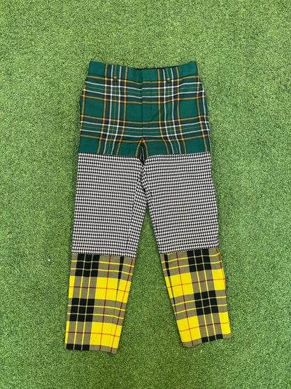 SS18 Balenciaga Convertible Runway Plaid Trousers