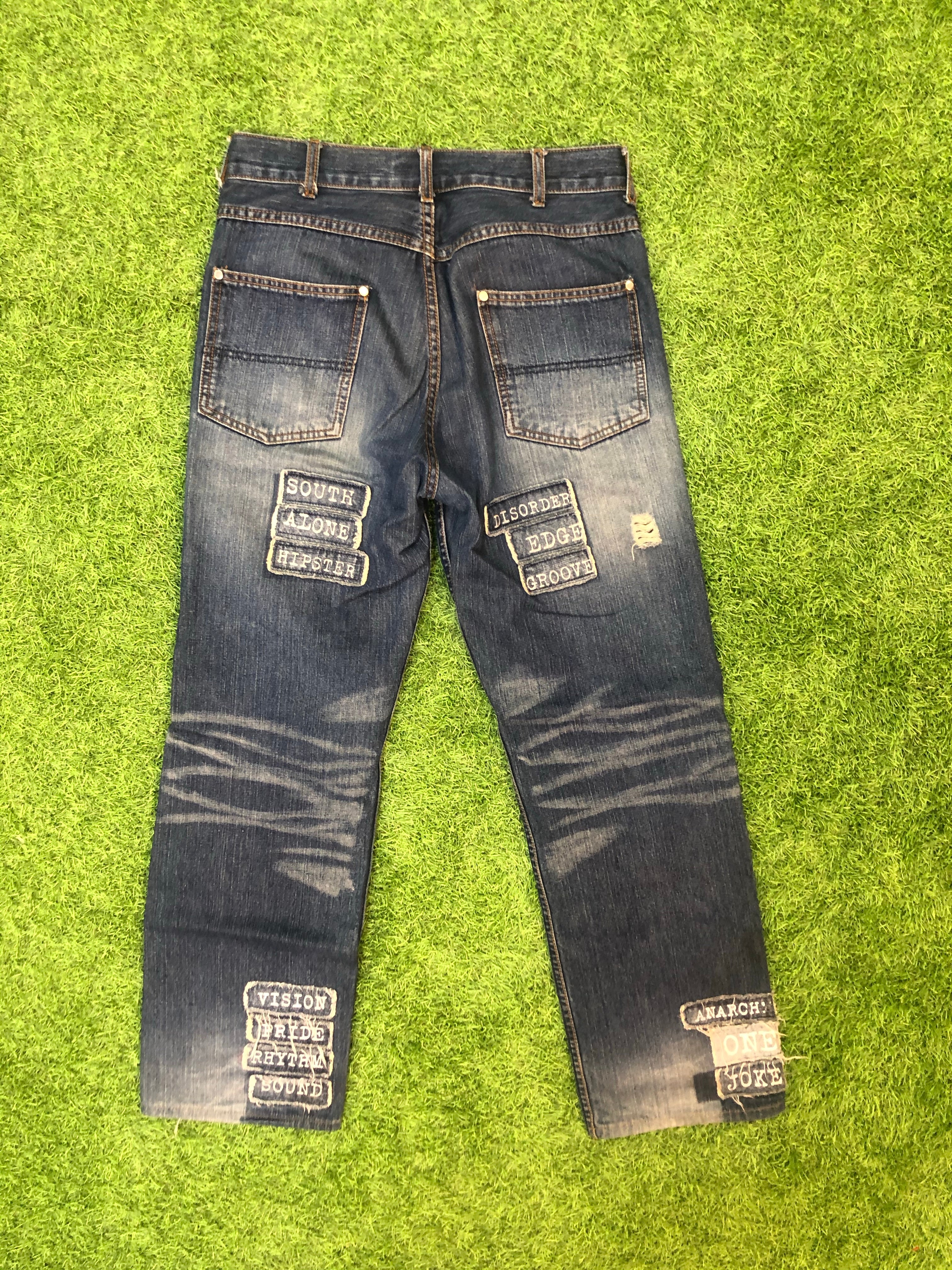 SS Number Nine Patchwork Poem Denim – rwndbckwrds