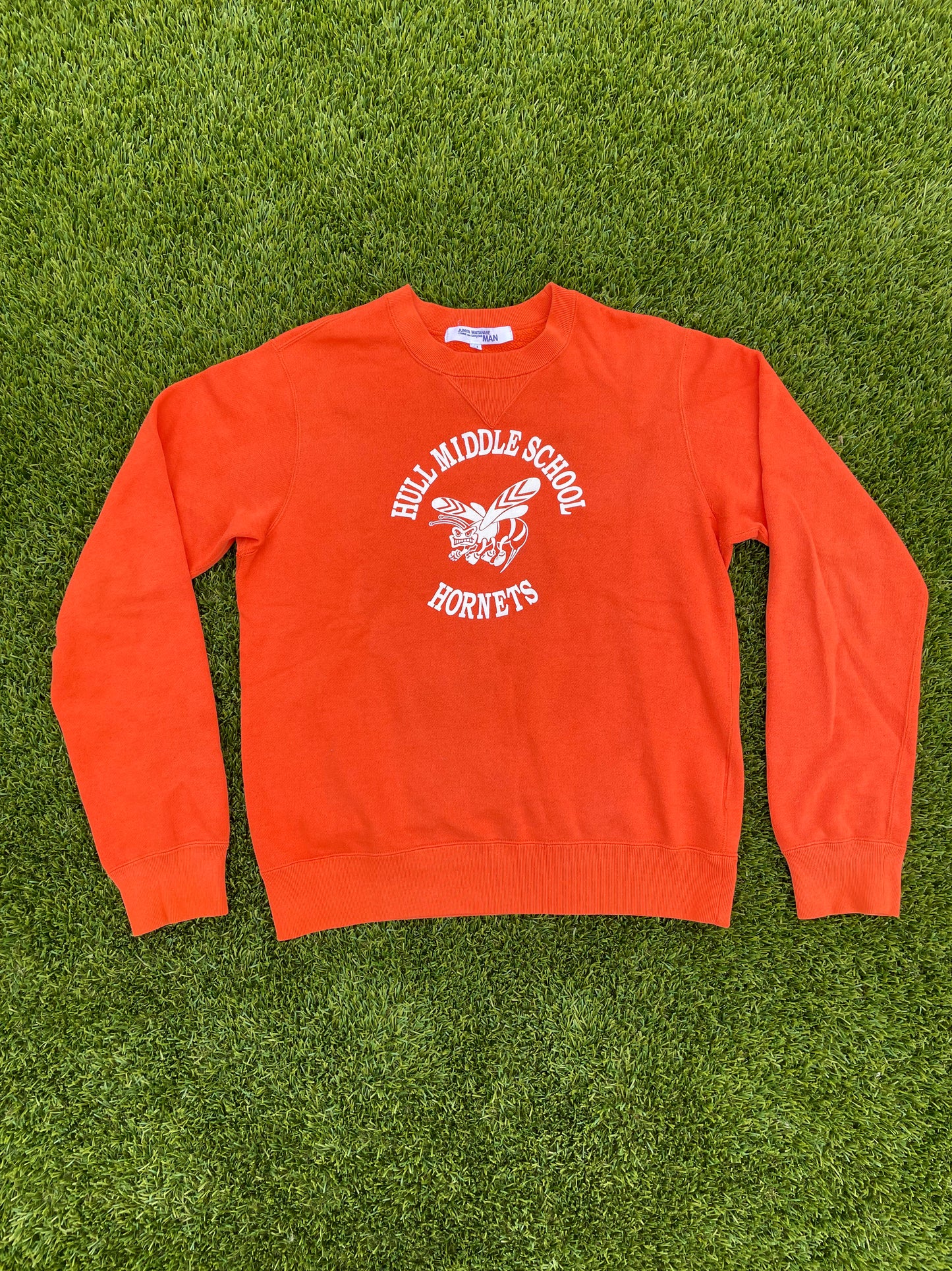 AD2002 Junya Watanabe “Hulls Middle School” Crewneck – RWNDBCKWRDS AD2002 Junya Watanabe “Hulls Middle School” Crewneck – RWNDBCKWRDS