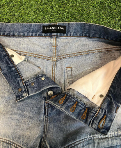 SS18 Balenciaga Convertible Zipper Runway Denim