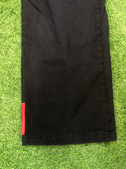 Prada Red Tab Sport Flare Pant