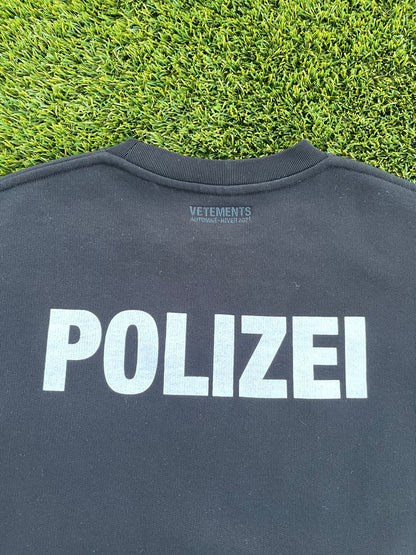 2021 Vetements Polizei Sweater