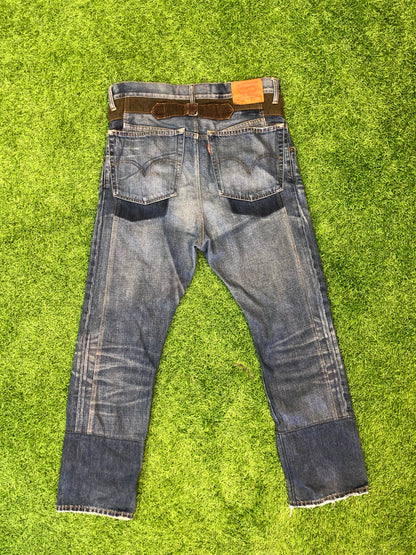 AD2010 Levi's x Junya Watanabe Double Waist Reconstructed Denim