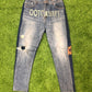 AW02 "Witch Cells Division" Undercover 'IMMADTOO' Hybrid Denim