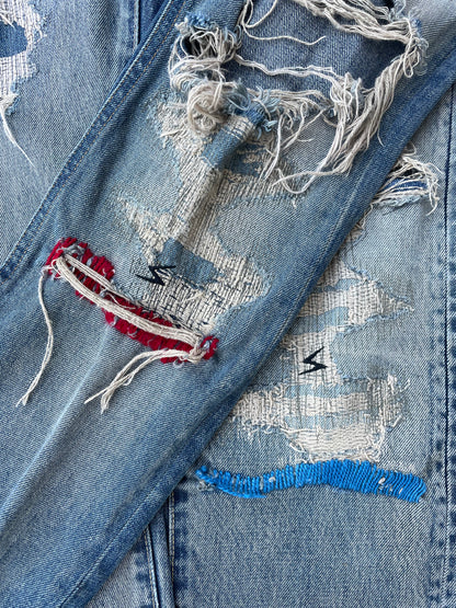 AW04 But Beautiful - Undercover 68 Red Yarns Denim